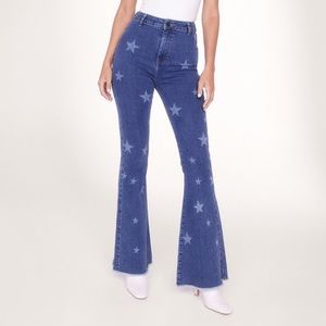 Nasty Gal star flare jeans